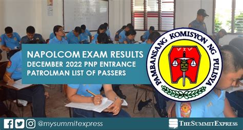 list of napolcom passers 2022|December 2022 NAPOLCOM Exam Results (PNP .